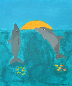  - 10 Andrea Garcia_Los delfines frente al sol
